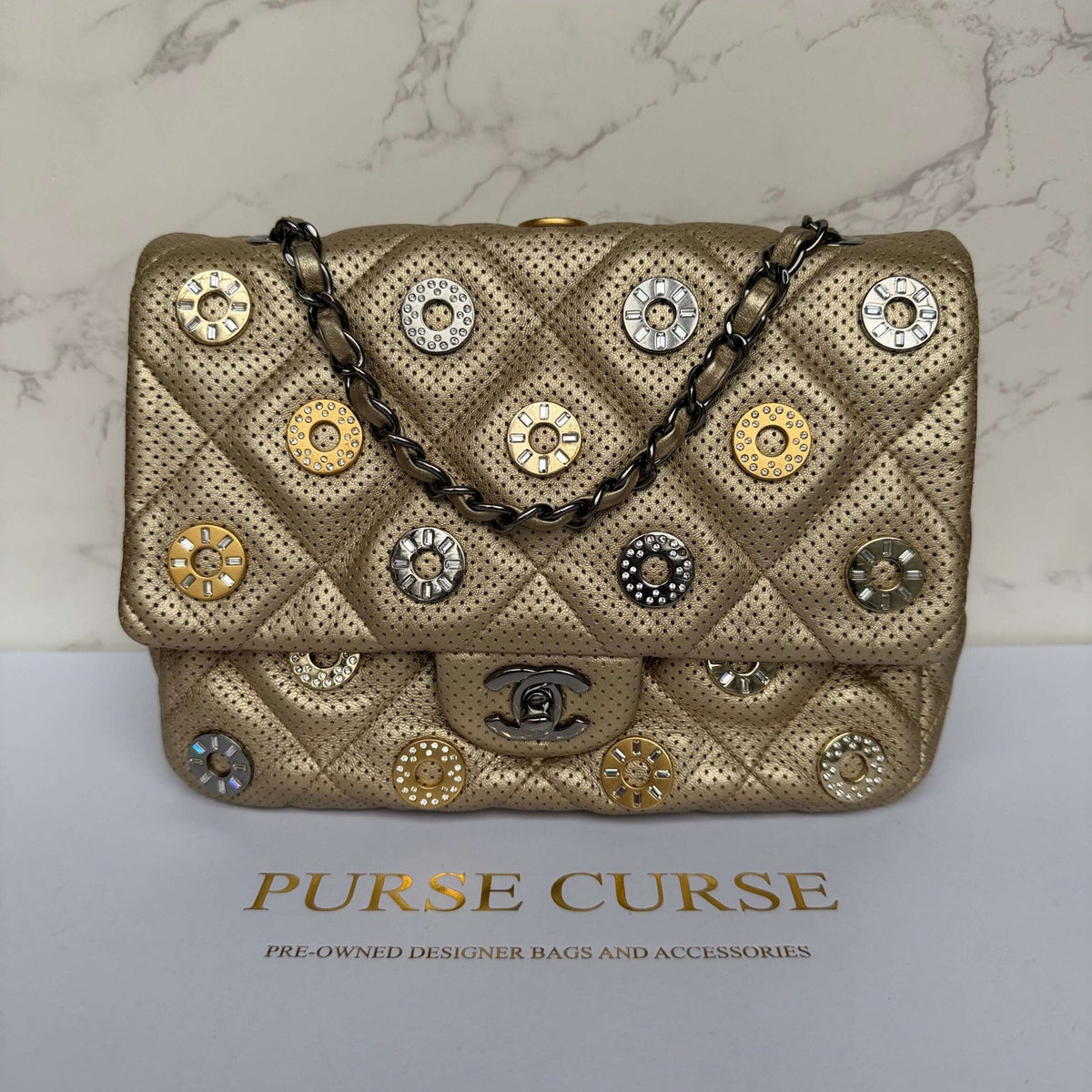 Chanel Paris Dubai flap side view