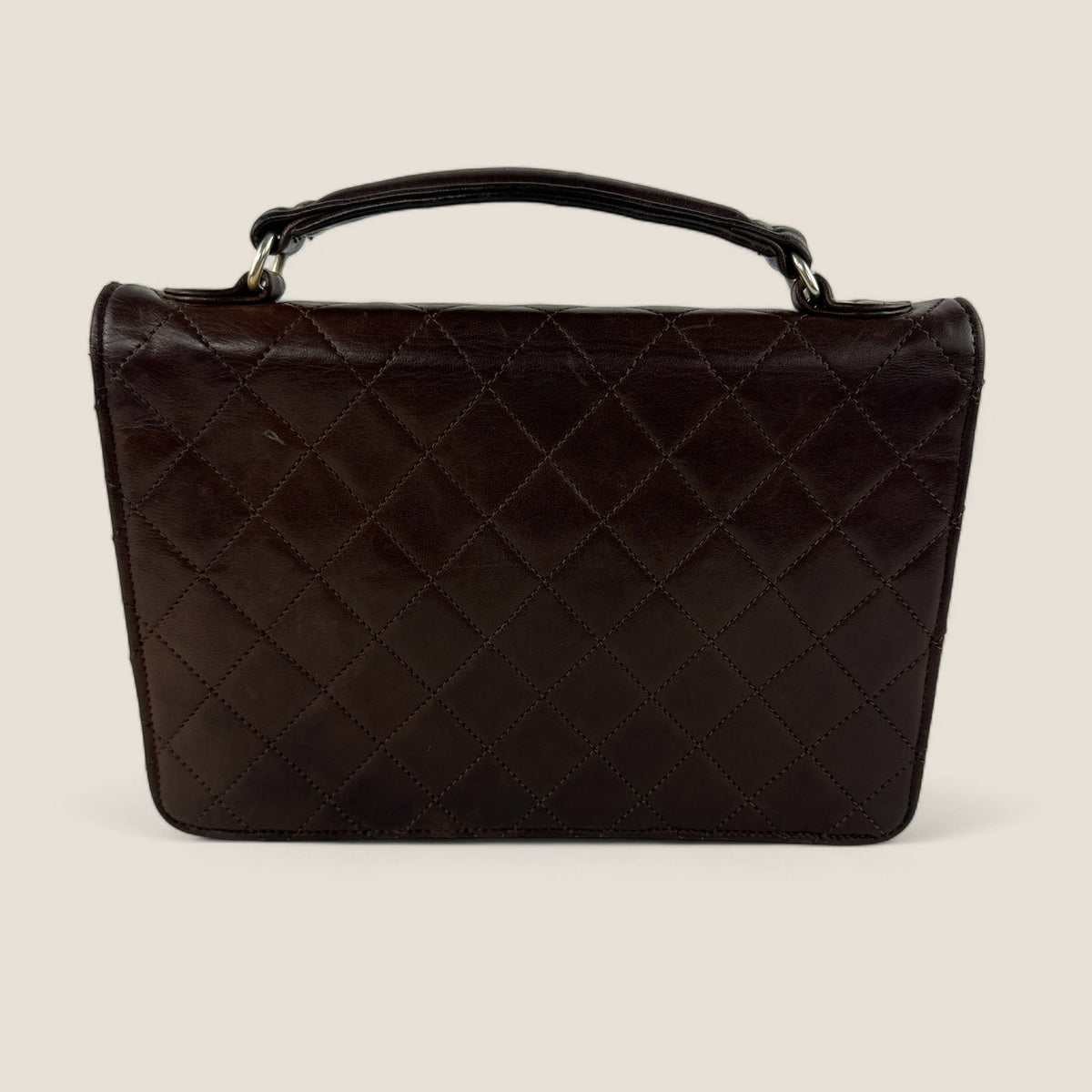 Chanel dubbel draaislot schoudertas