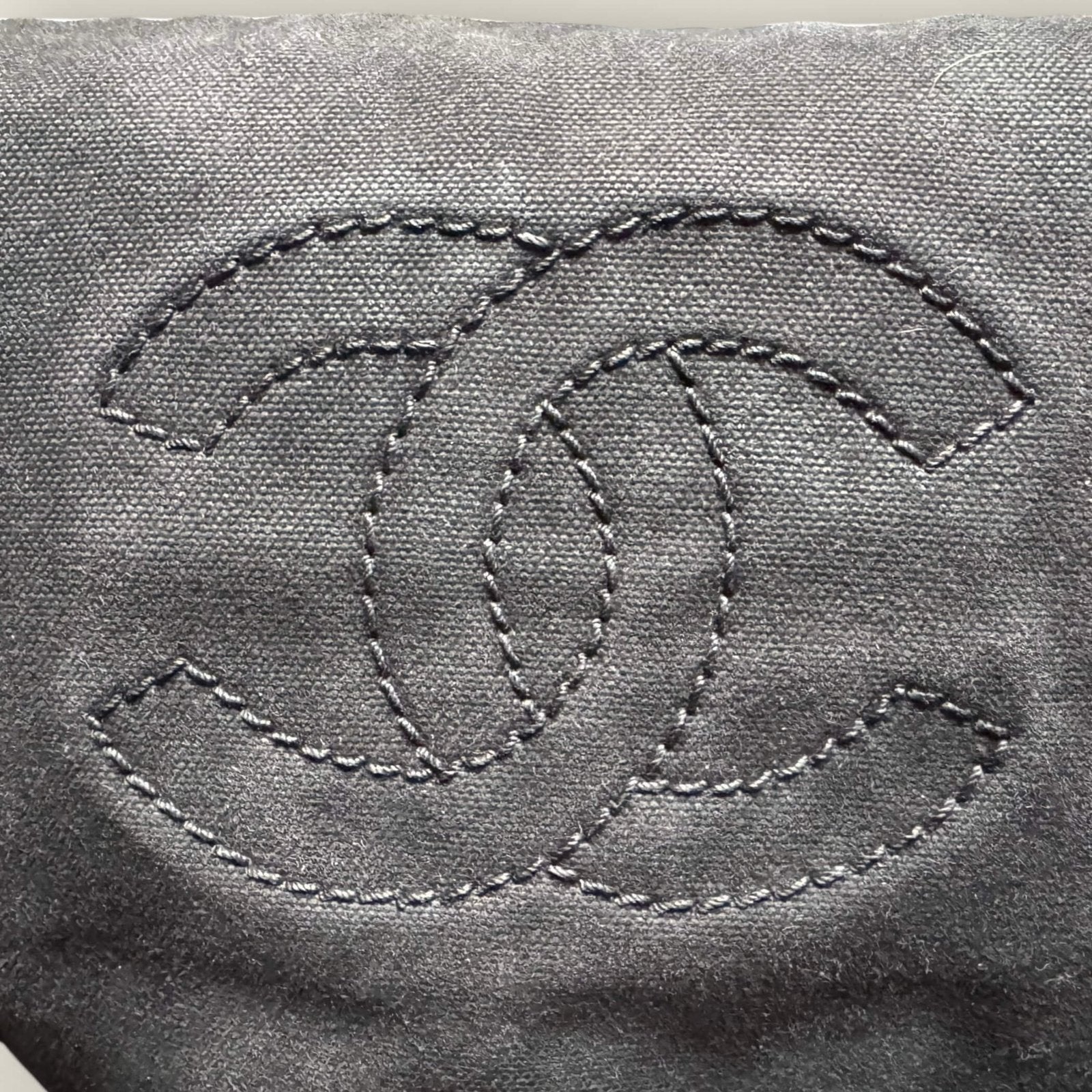 Chanel stitched CC logo