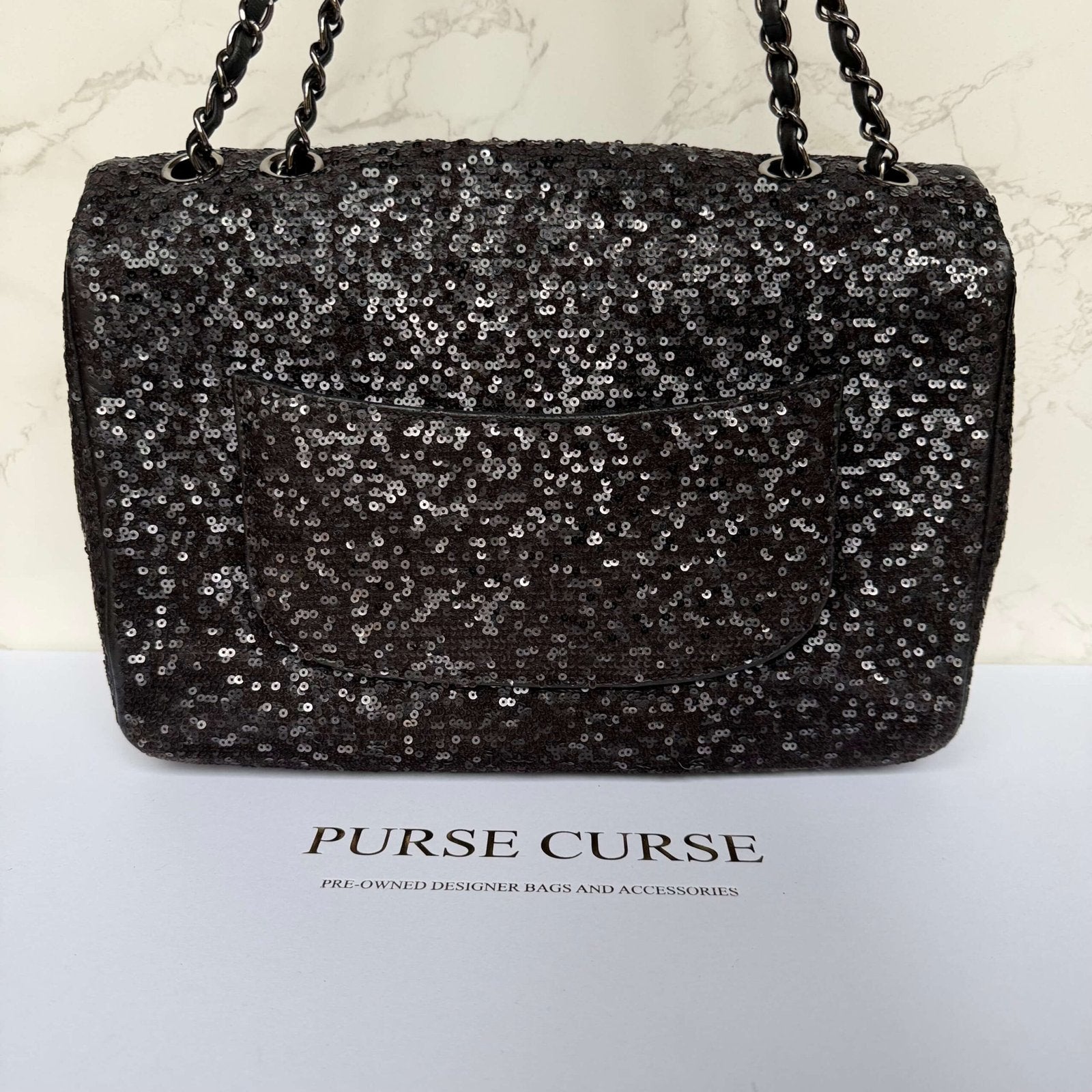 Chanel jumbo back bag