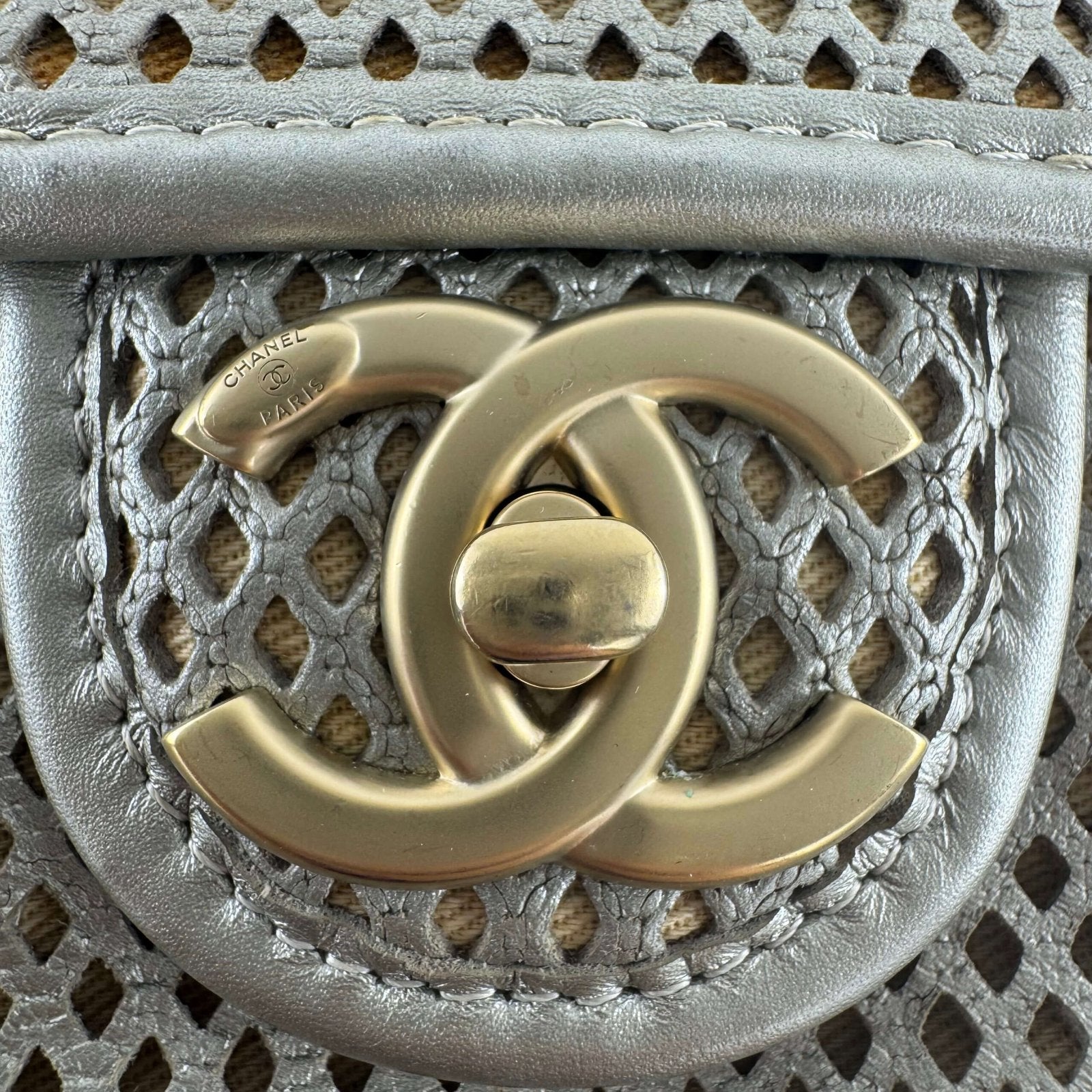 Chanel light gold hardware