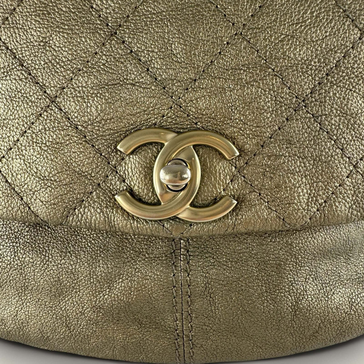 Chanel mat gold hardware crossbody bag