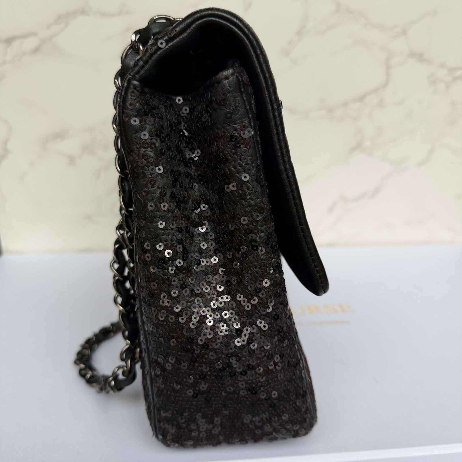 Chanel moonlight on water sequins glans