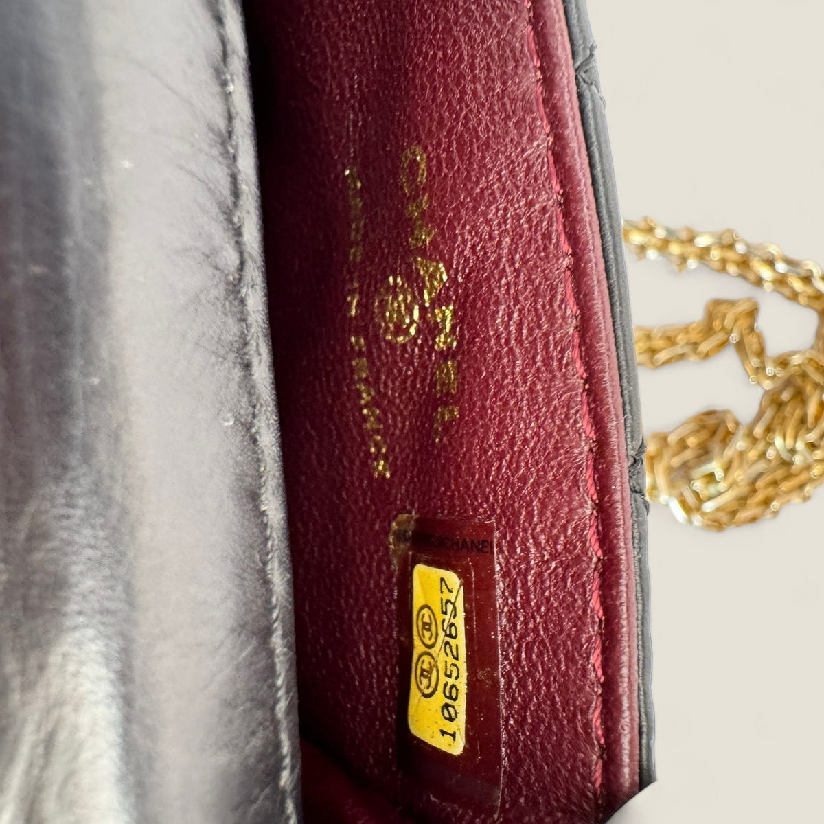Chanel serial number 2005 pre-loved