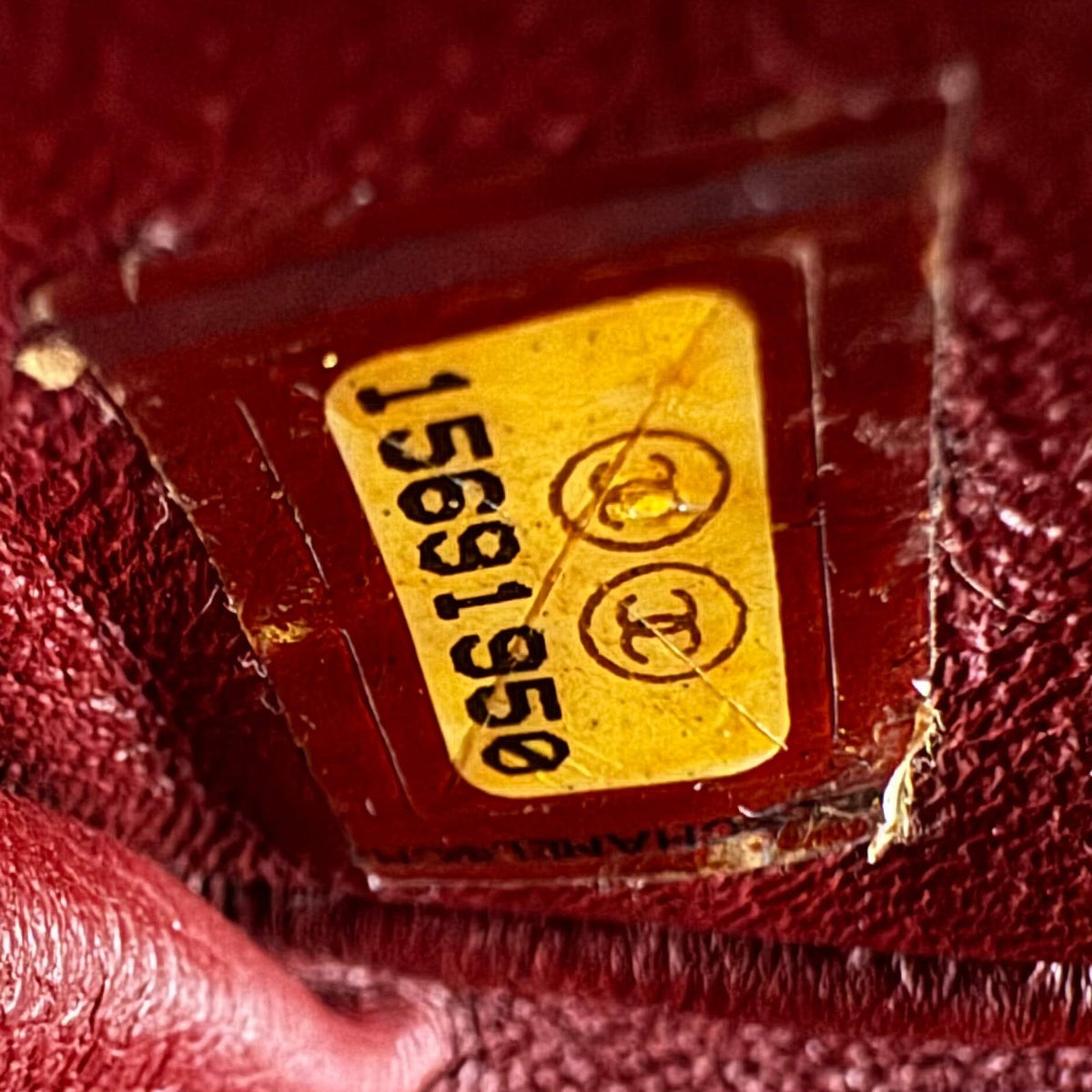 Chanel serial number pre-owned designer bag 2011