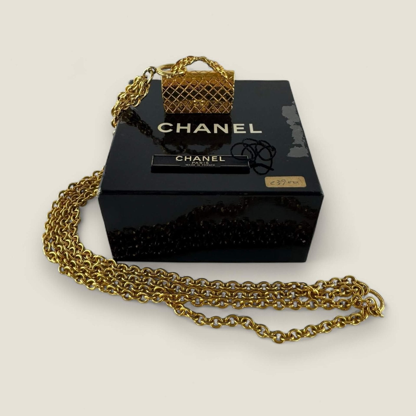 Chanel vintage classic flap ketting