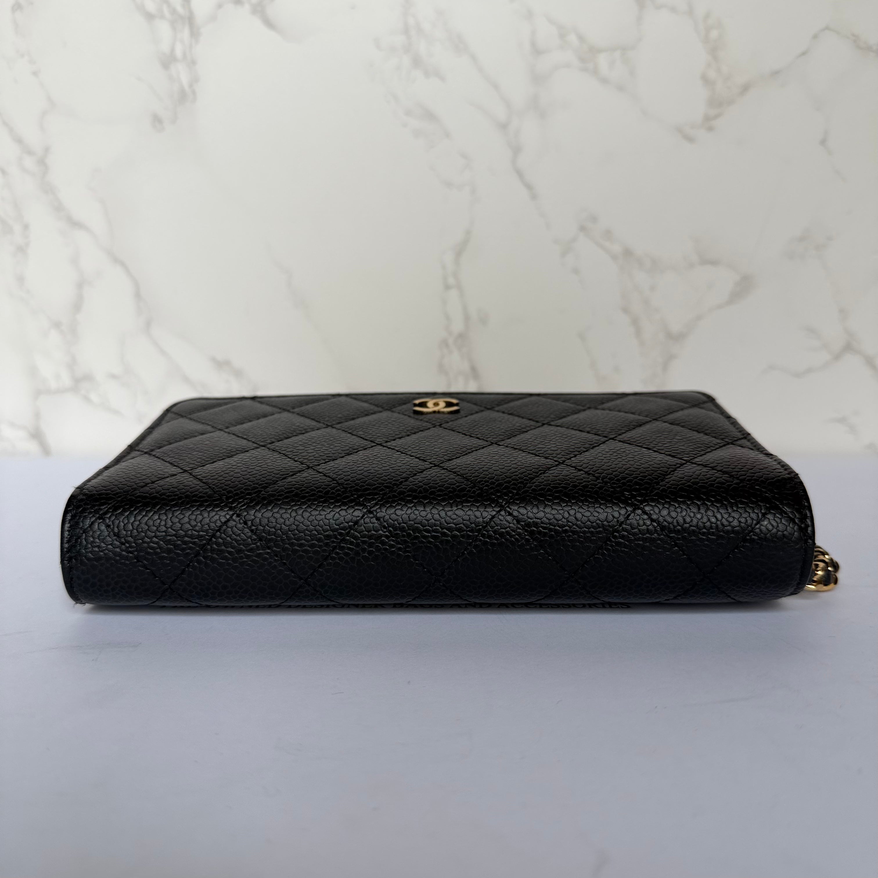 Chanel caviar purse
