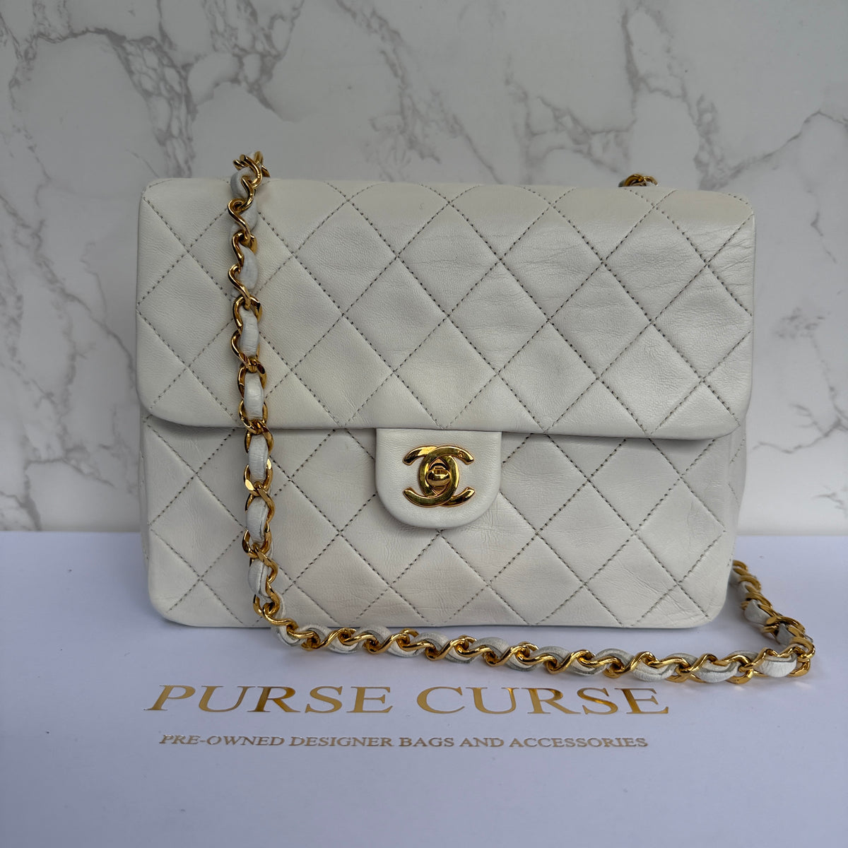 Chanel tas vintage kopen wit