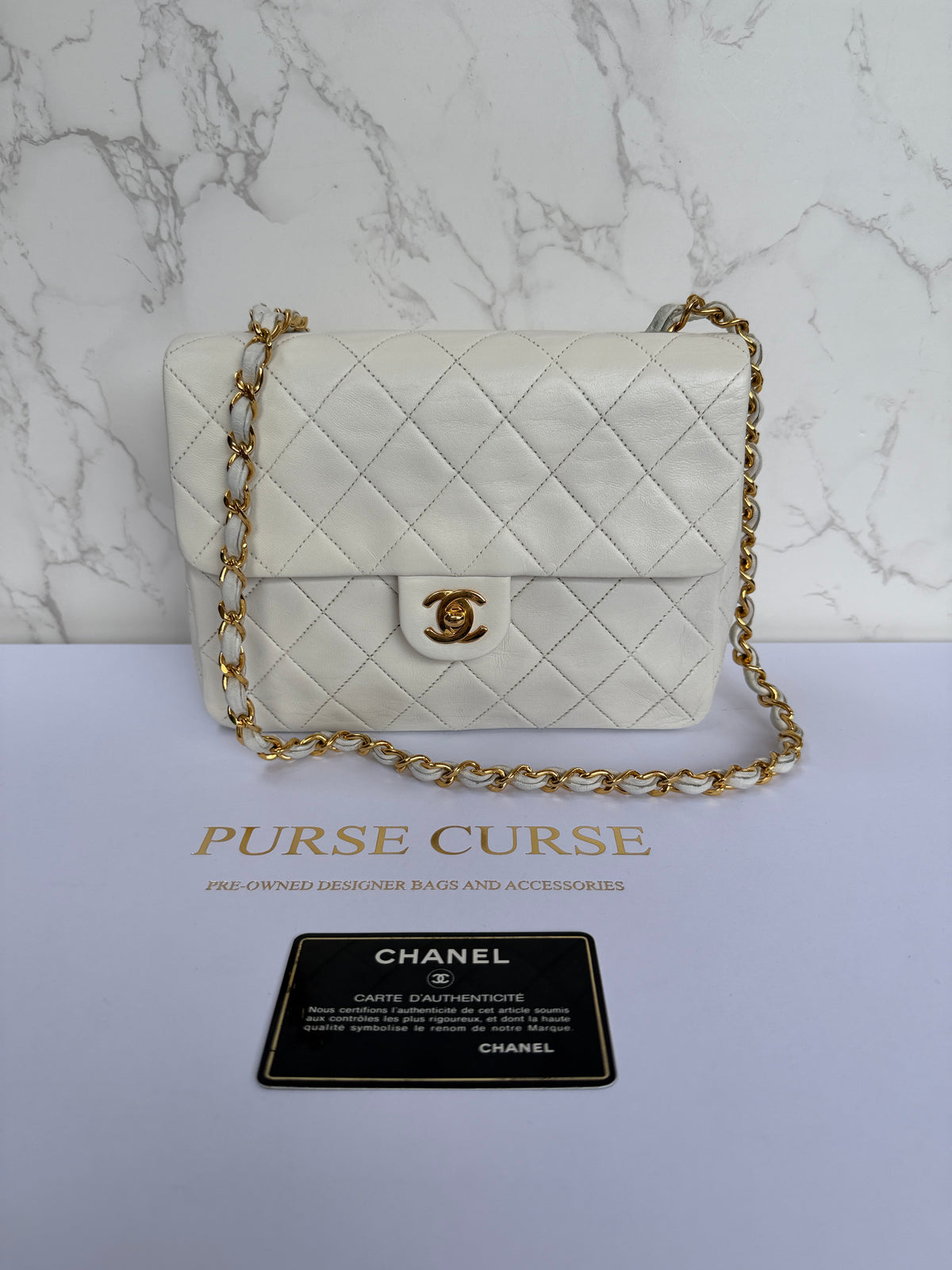 Chanel vintage mini square flap 