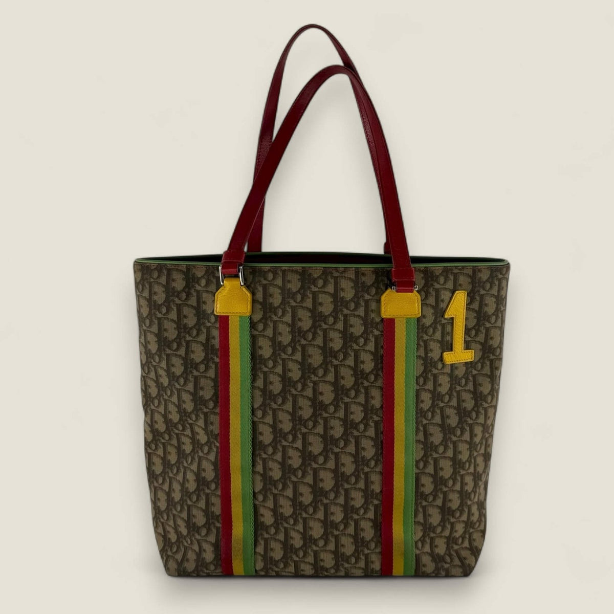 Christian Dior Rasta Tote Bag 2004 ontworpen door John Galliano