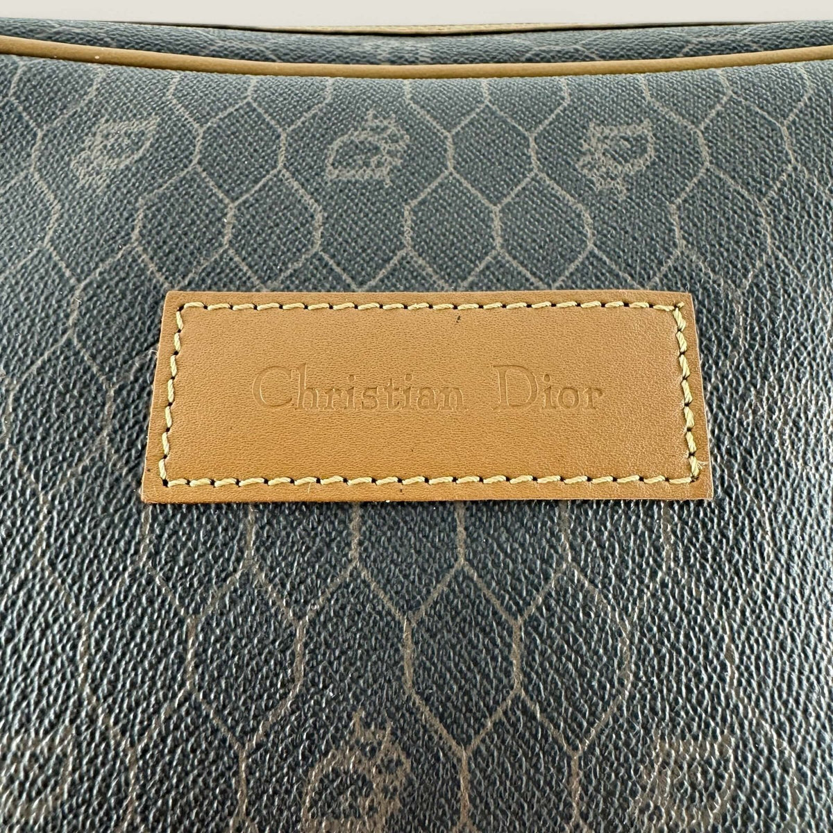 Christian Dior monogram honeycomb clutch