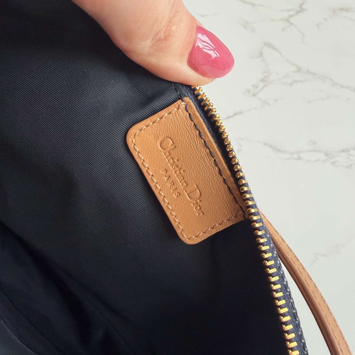 Christian Dior saddle bag 2001 detail authentic