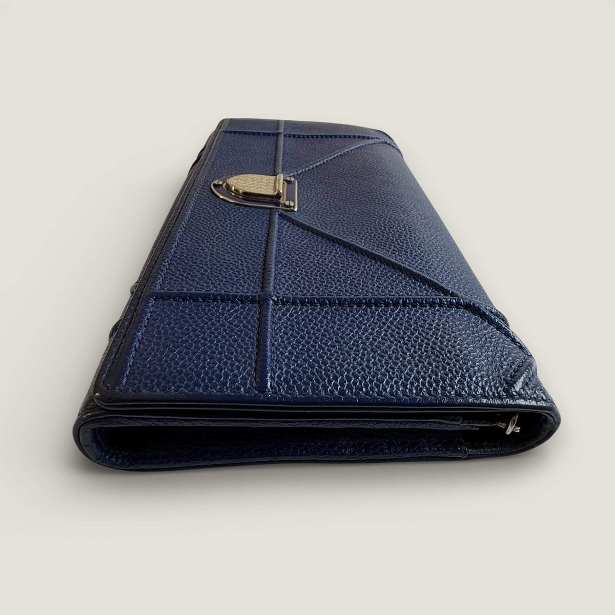 Dior Diorama clutch blue leather with afneembare chain