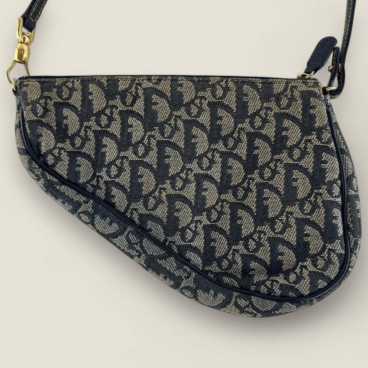 Dior Saddle Bag Pouch Classic Navy
