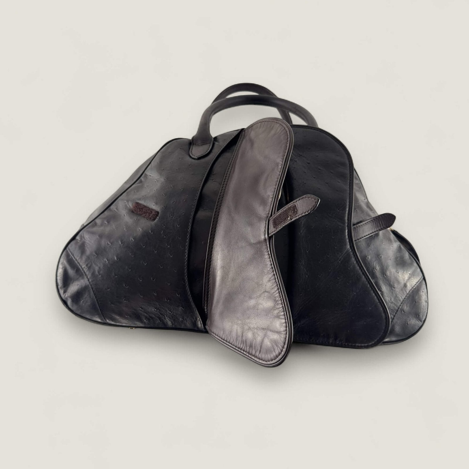 Dior Saddle bowler authentic open compartment