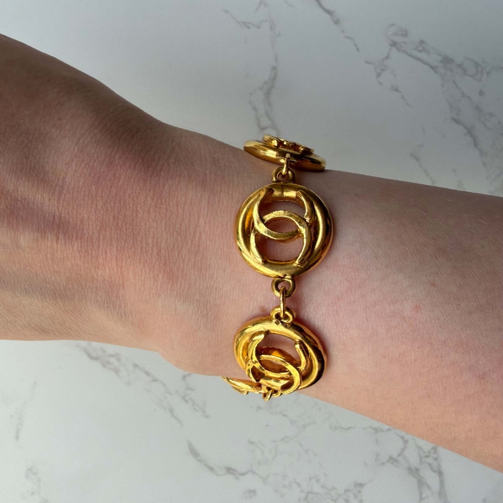 Worn vintage Chanel bracelet authentic
