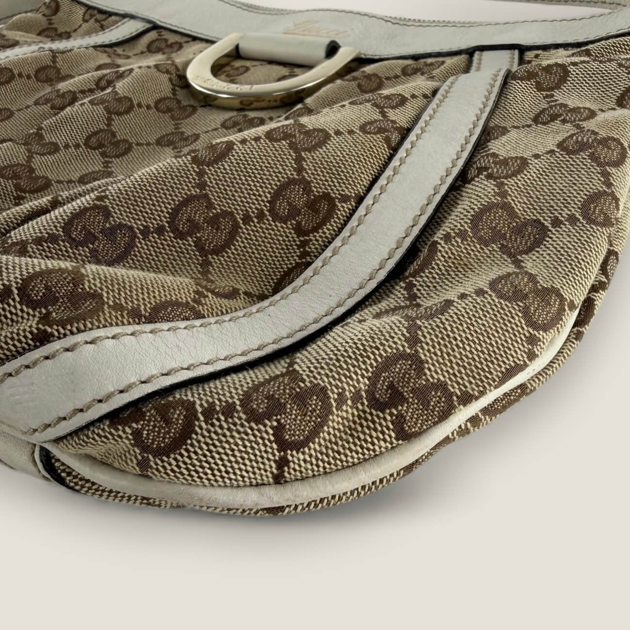 Gucci Abbey D Ring canvas shoulder strap