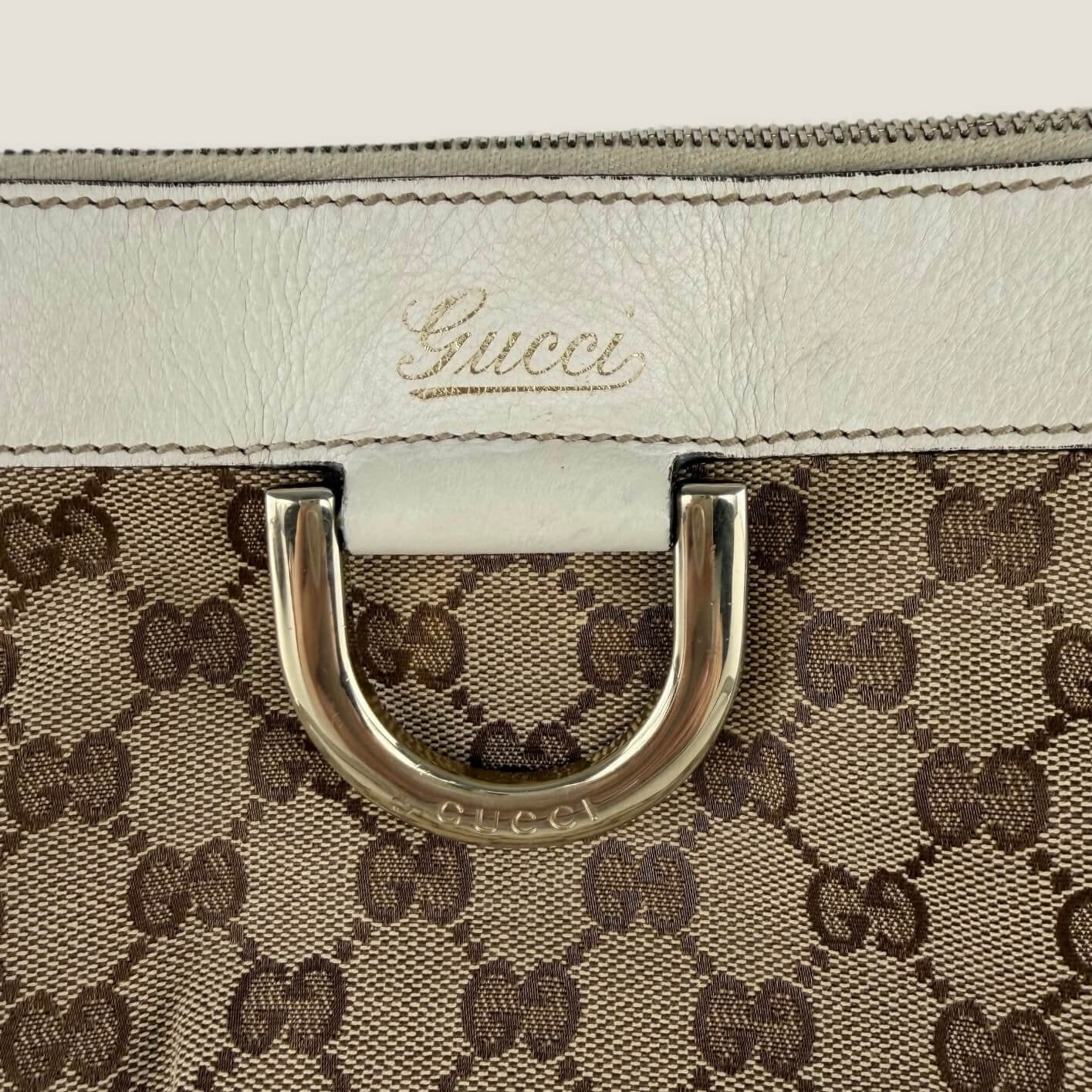 Gucci Abbey D Ring messenger silver hardware