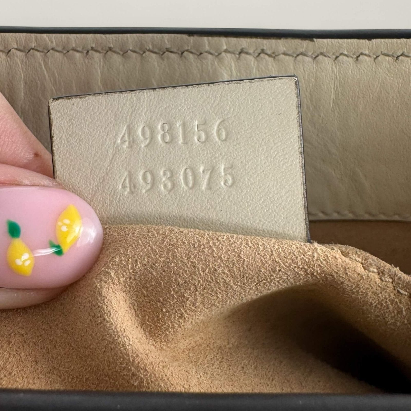 Gucci serial number authentic