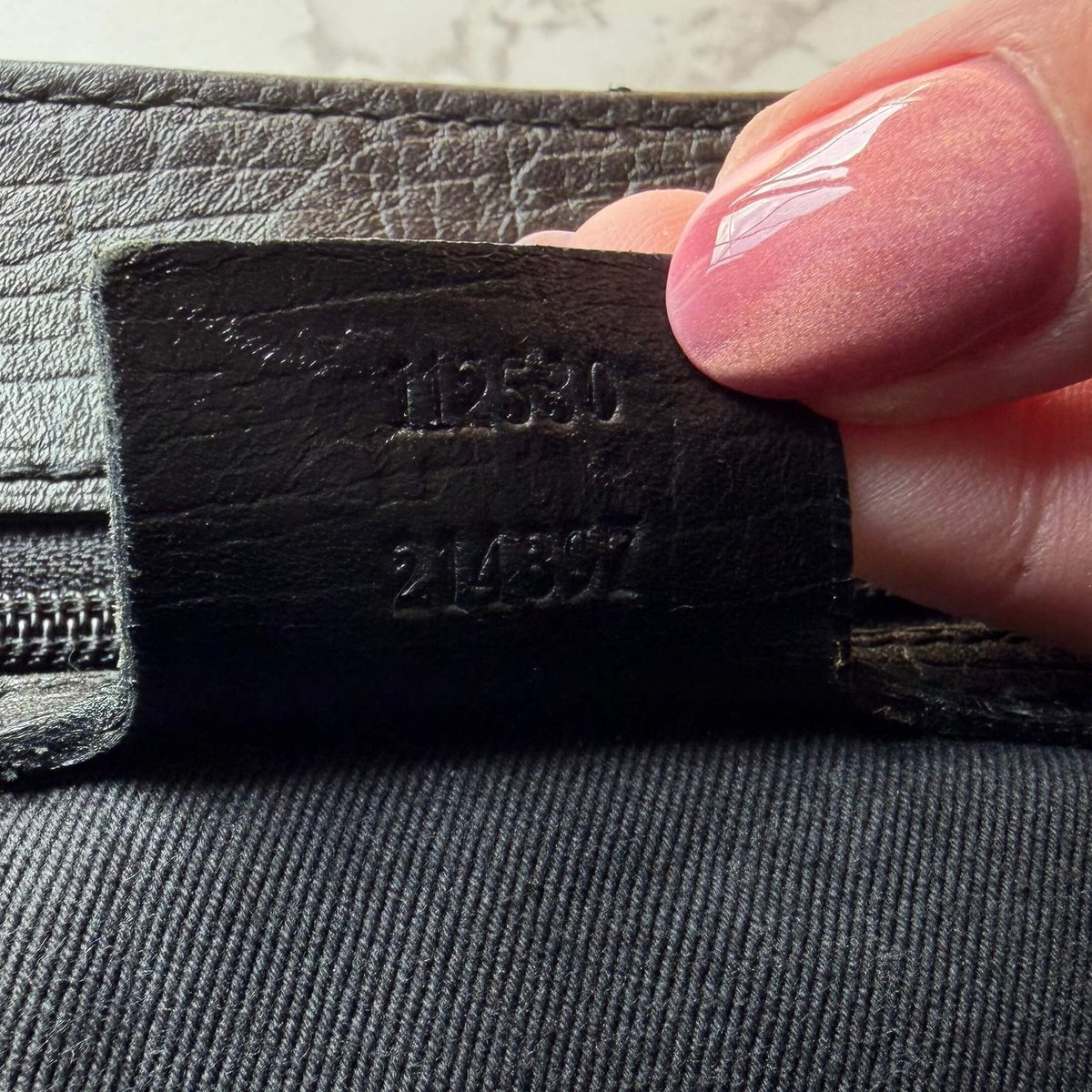 Gucci serial number vintage bag