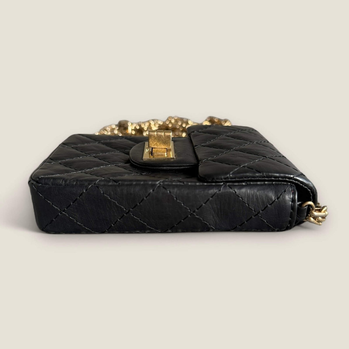 Classic preloved Chanel mini shoulder bag