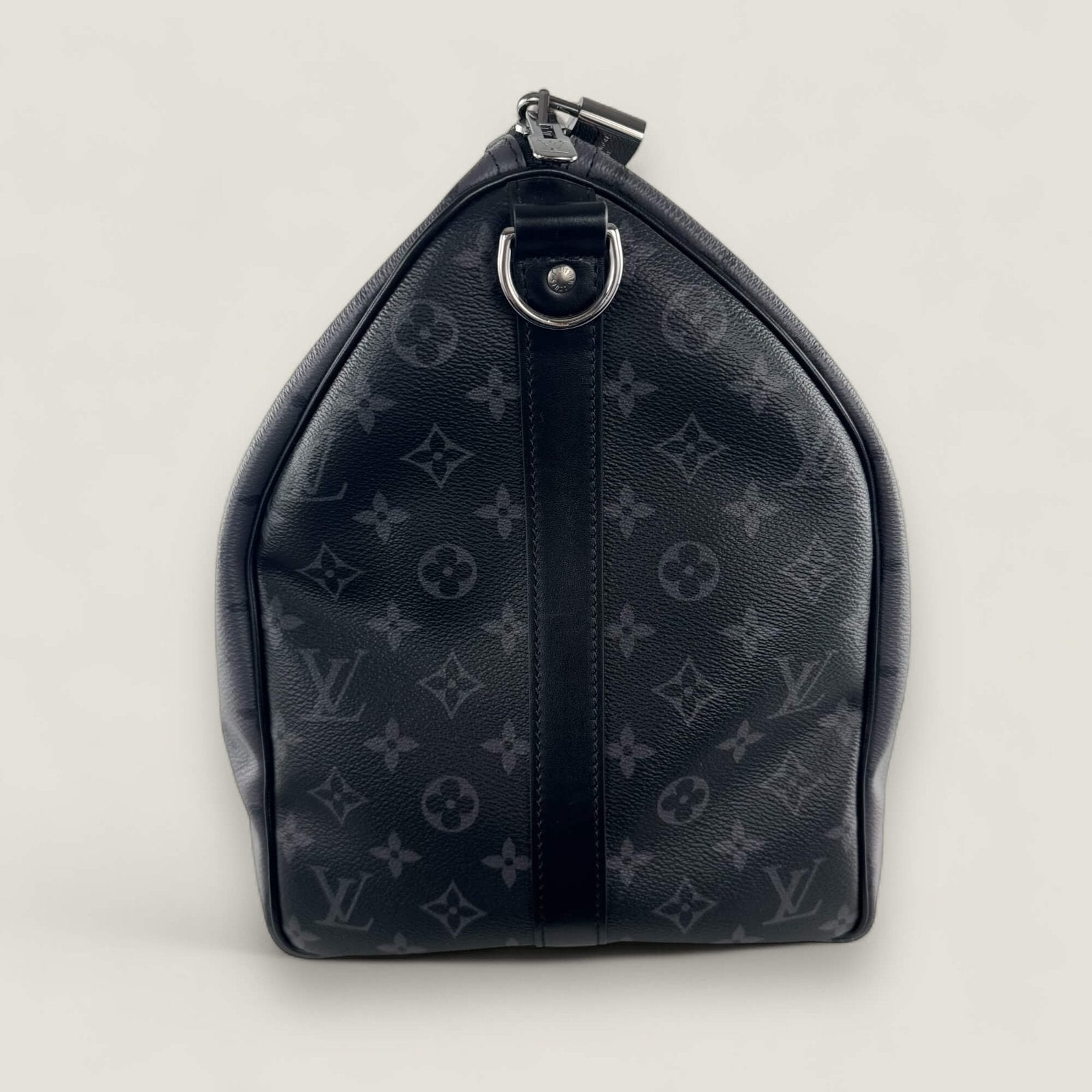 Louis Vuitton Keepall Bandoulière 50 zijkant links