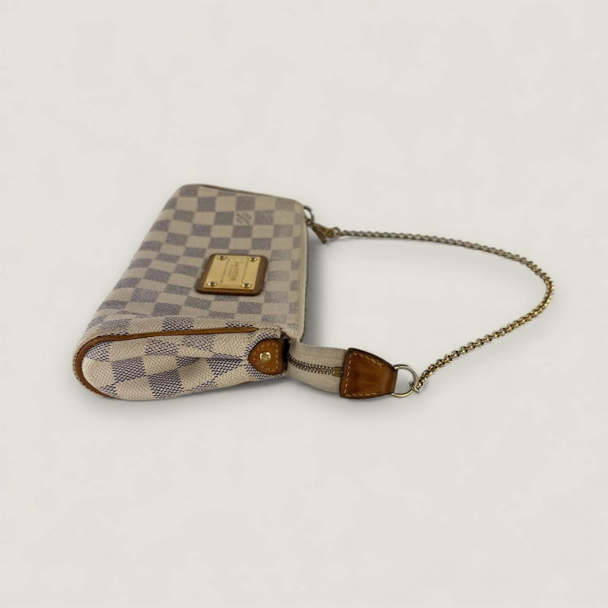 Louis Vuitton eva damier azur side view bag