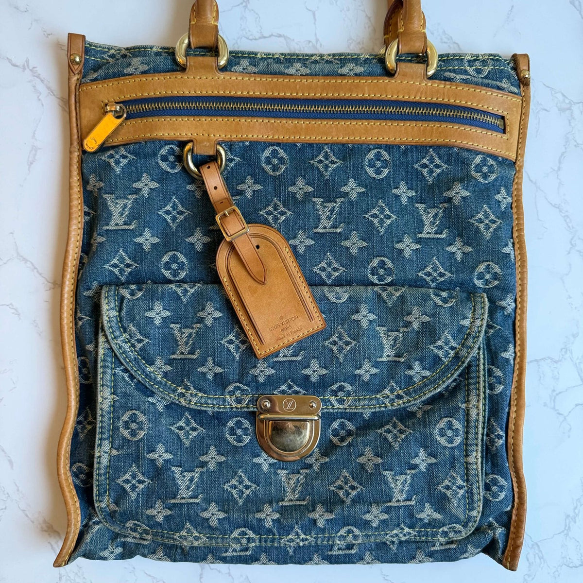 Louis Vuitton sac plat front