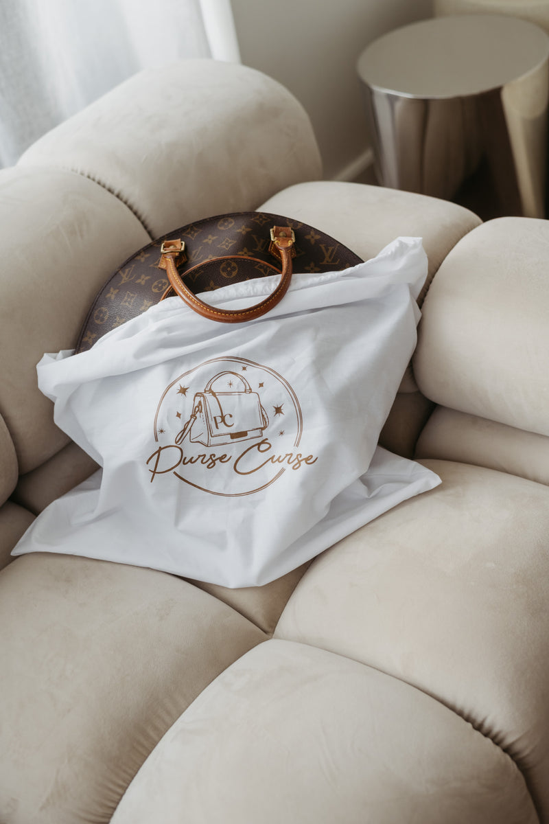 Louis Vuitton designer bag store dustbag Purse Curse