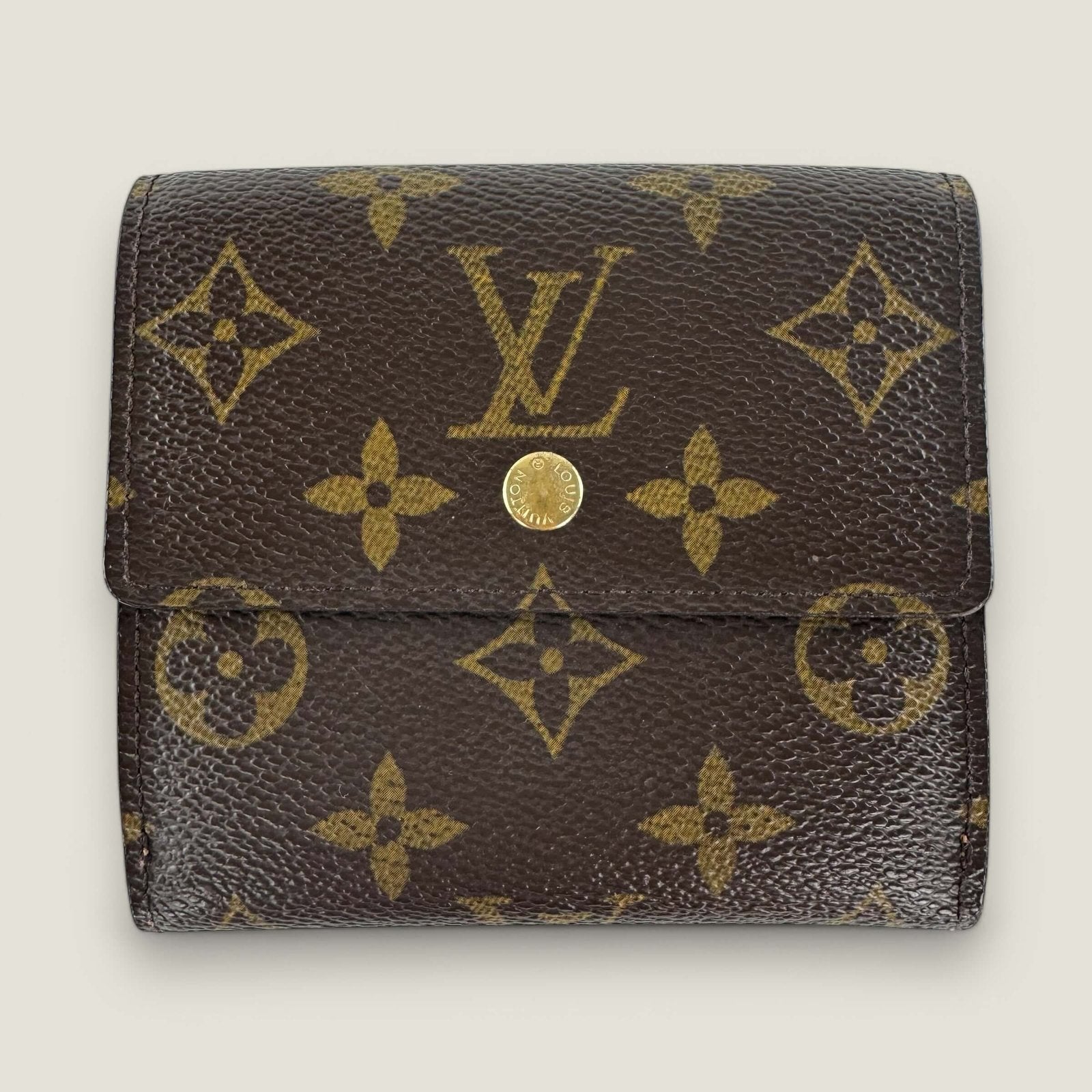 Pre-owned Louis Vuitton Elise wallet small model