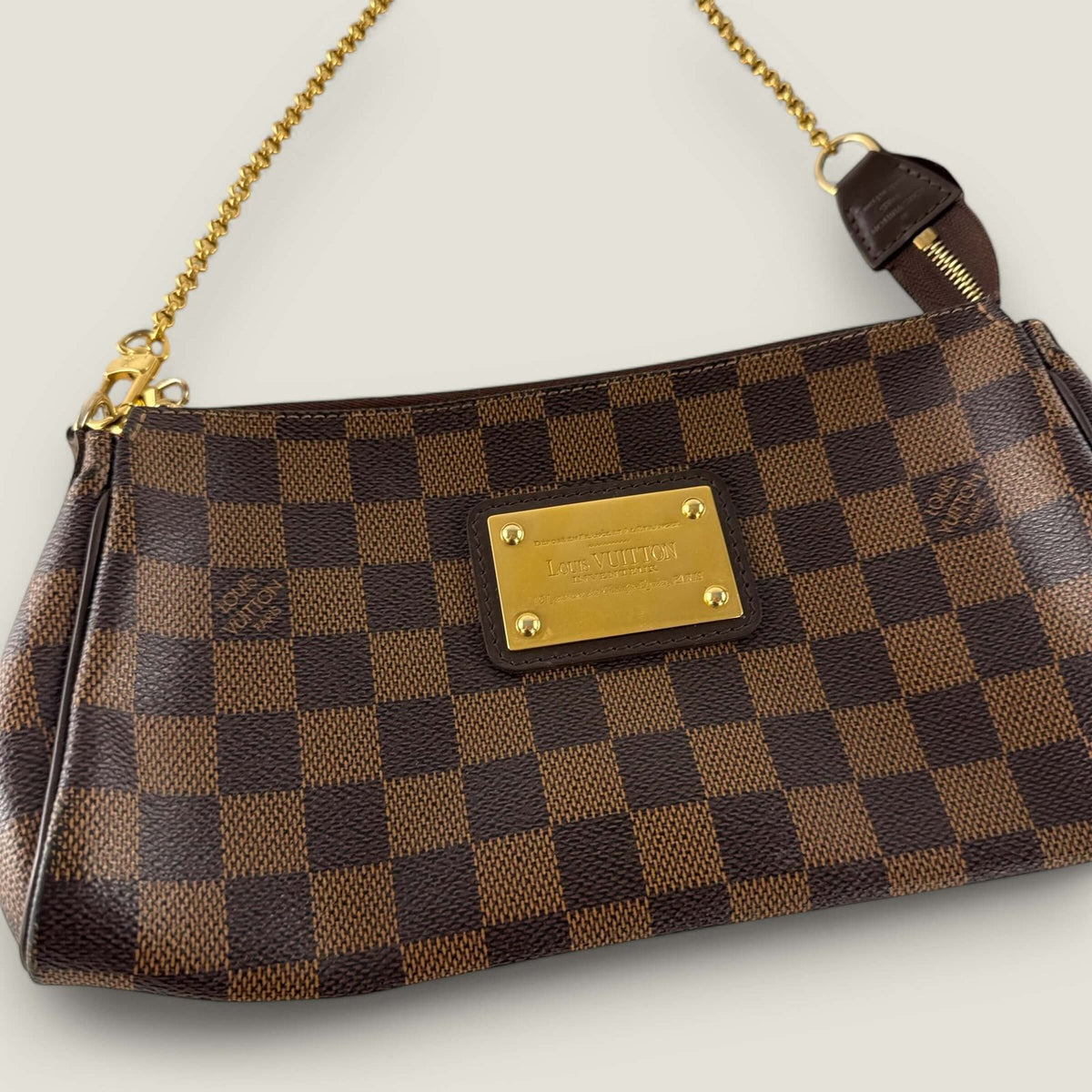 Pre-owned Louis Vuitton Eva clutch Damier Ebene