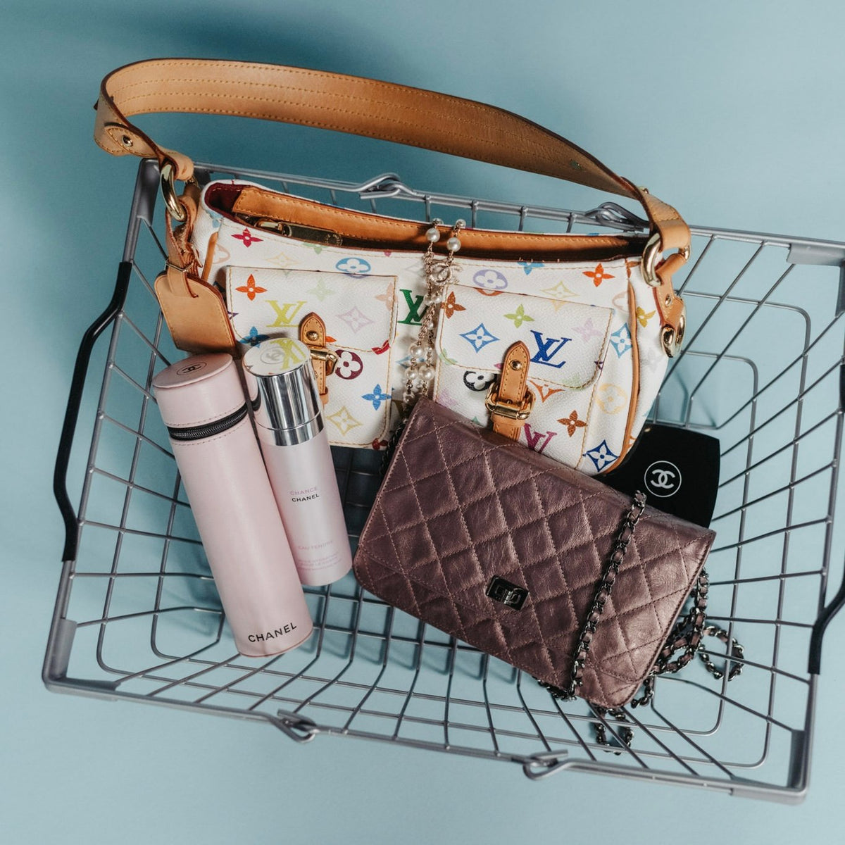 Purse Curse winkelmand designer tassen