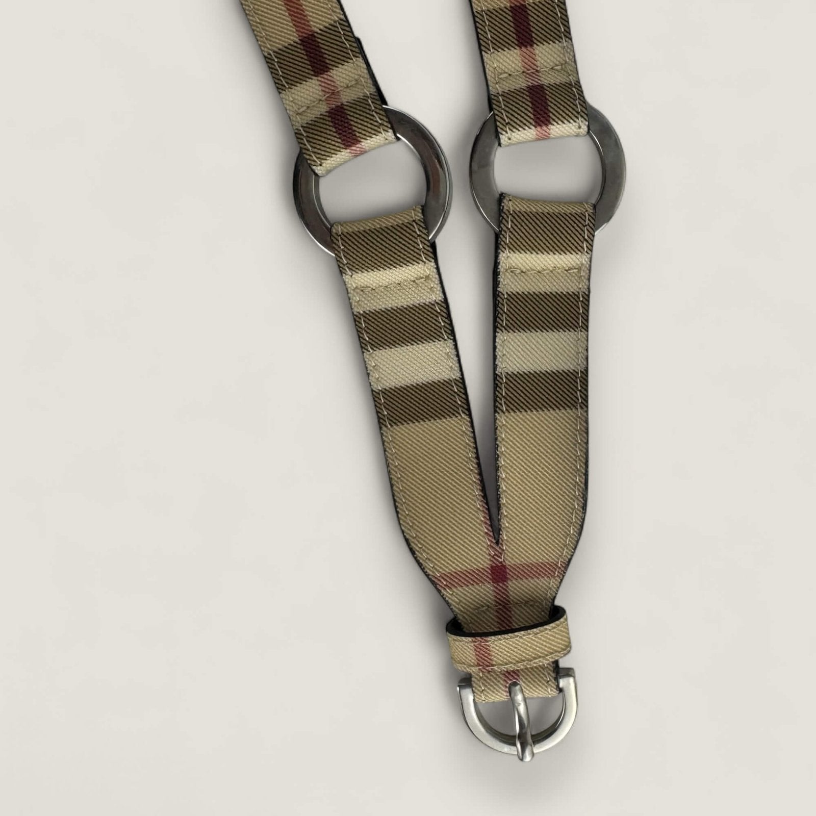 Pre-owned Burberry belt authentic