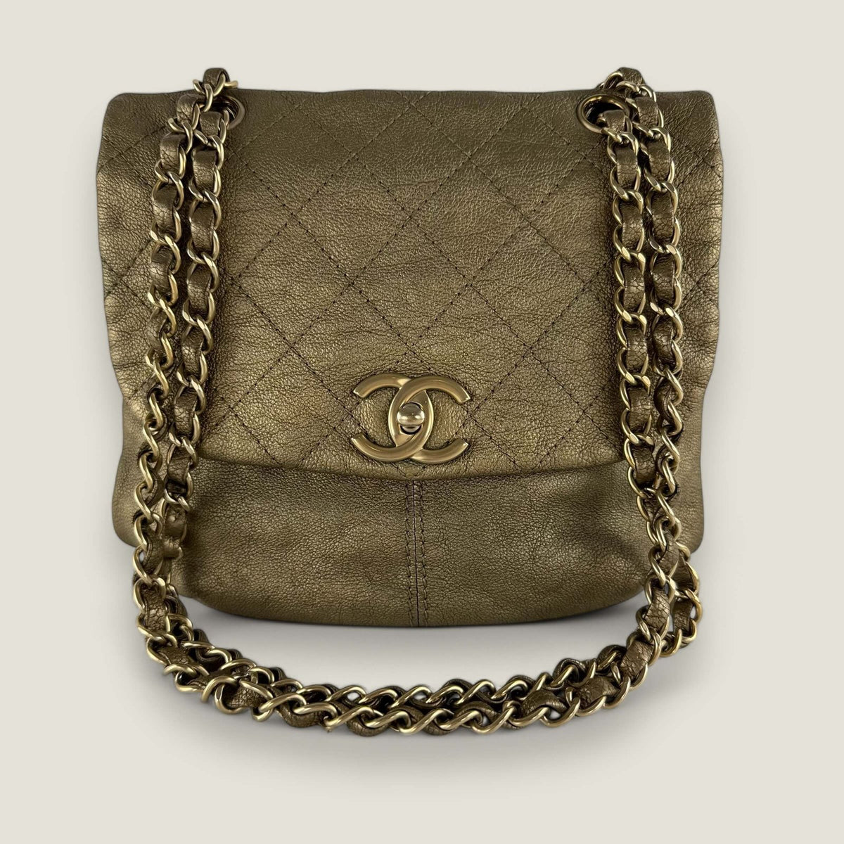 Pre-owned Chanel bag caviar leather 2012 2013
