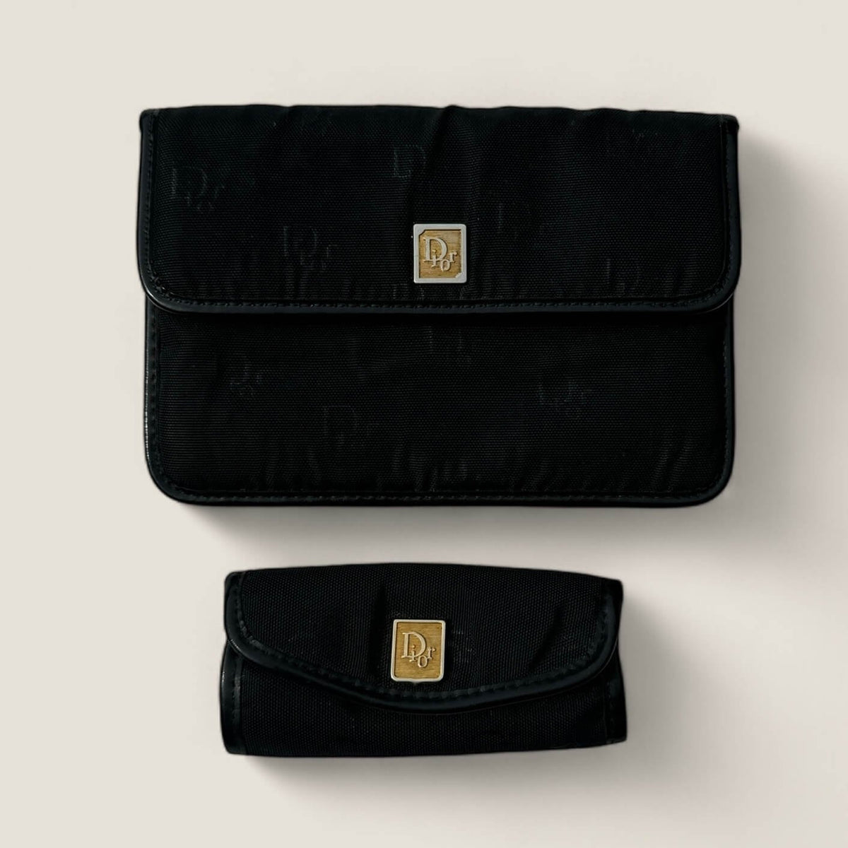 Pre-owned Christian Dior clutch and key holder vintage