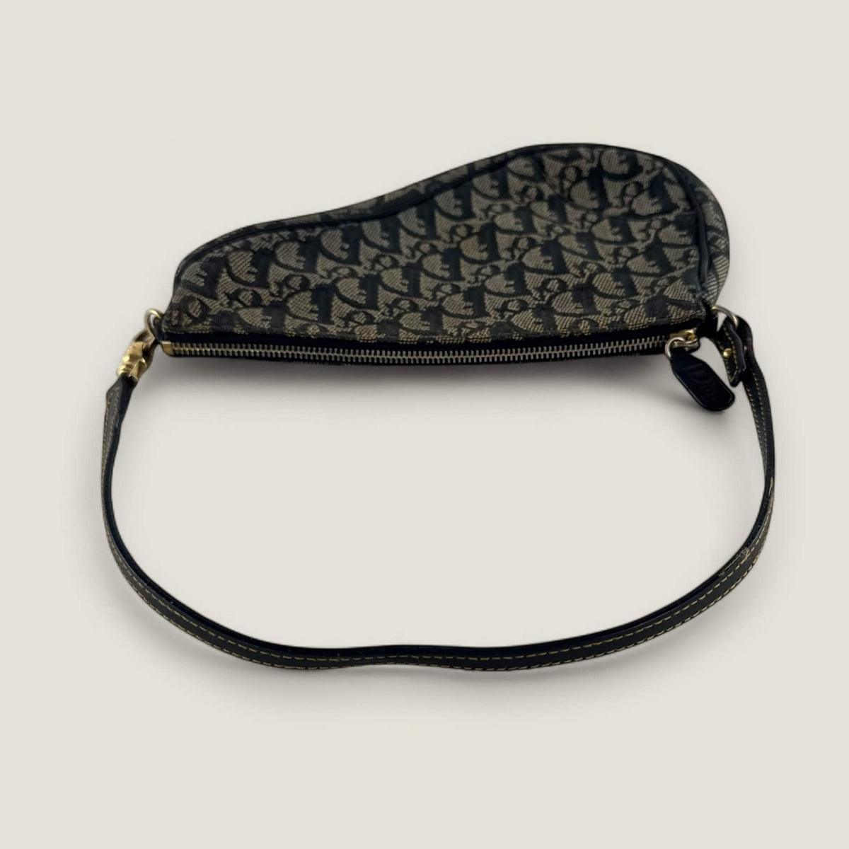 Pre-owned Dior Saddle Bag blue