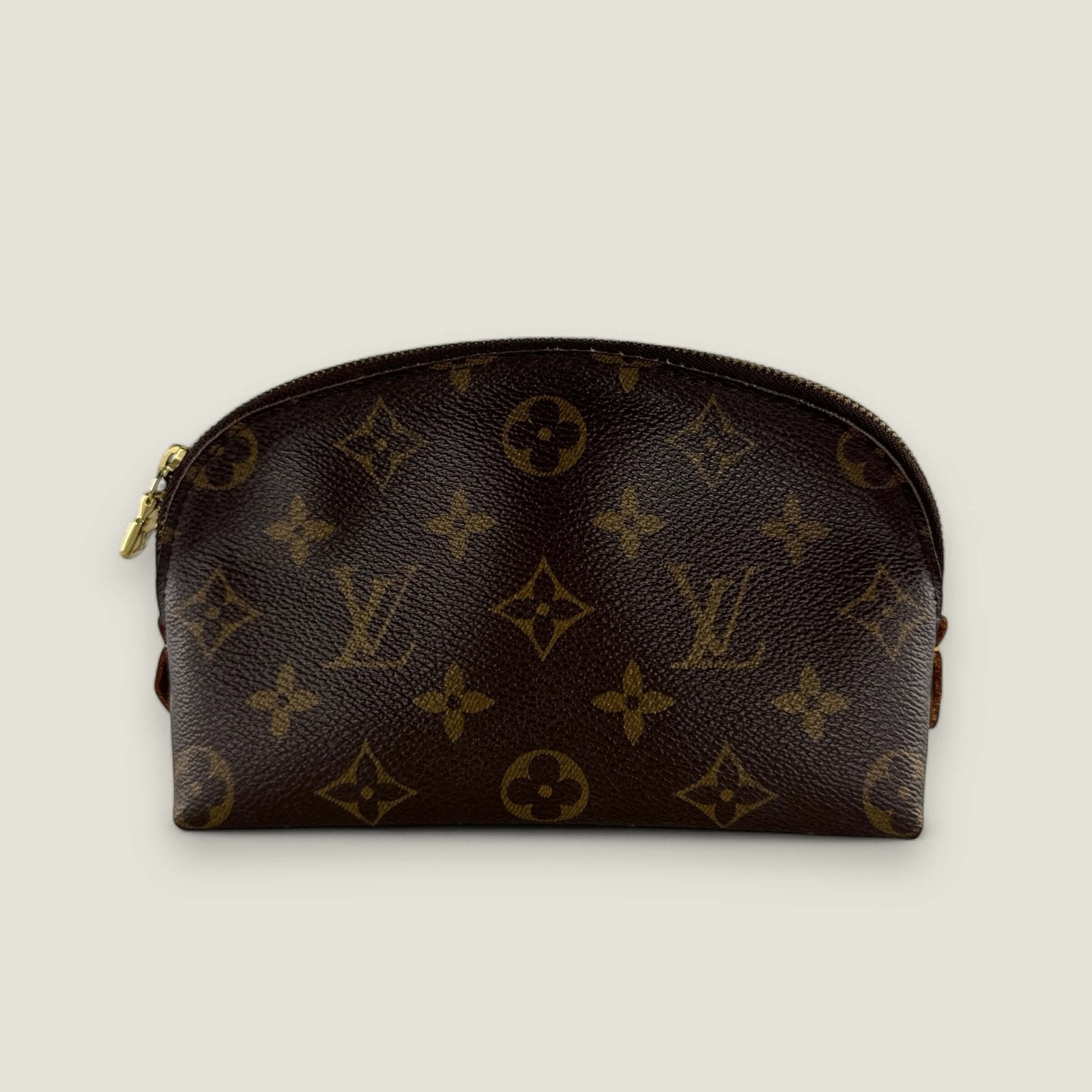 pre-owned designer Louis Vuitton makeup pouch PM