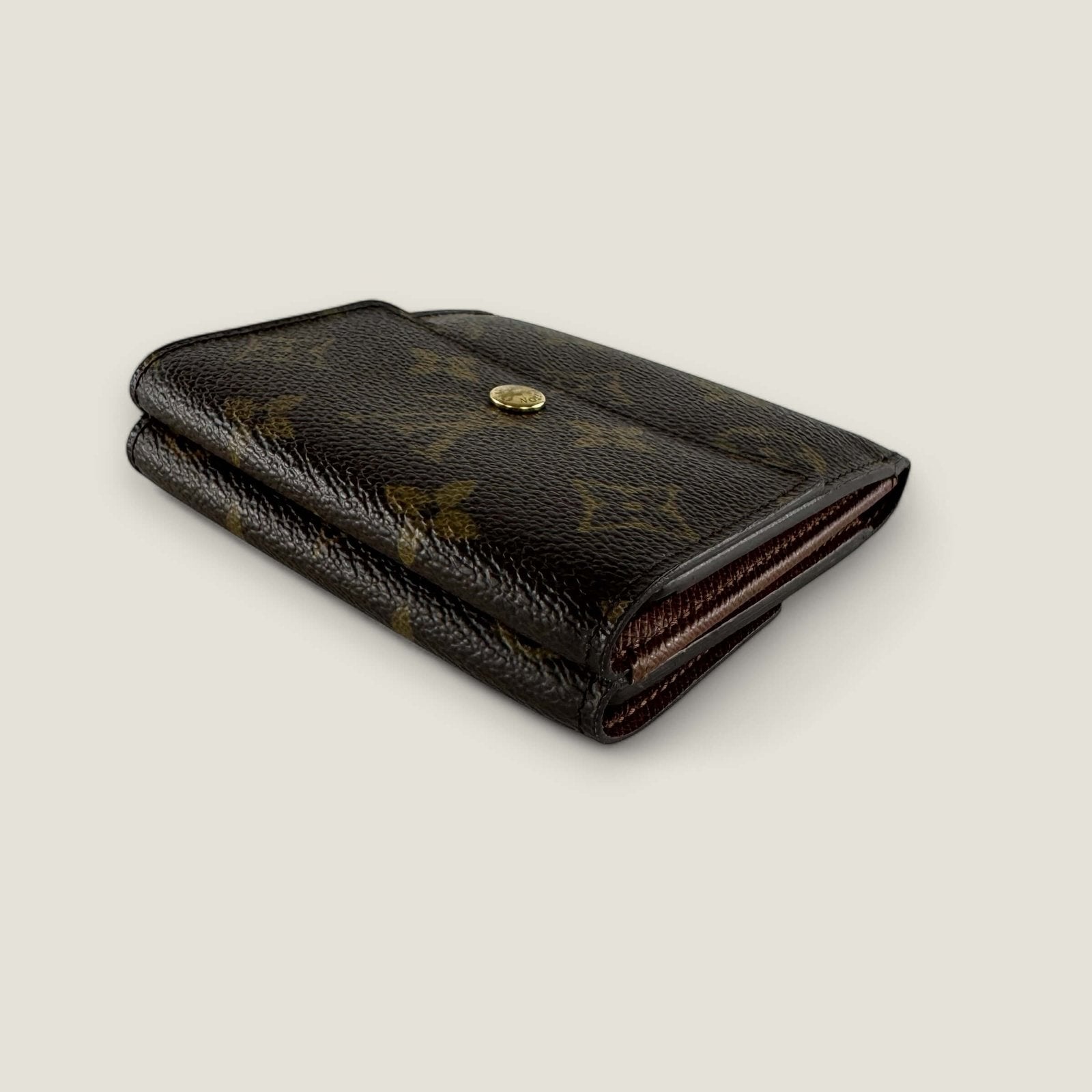 pre-owned Louis Vuitton monogram canvas wallet