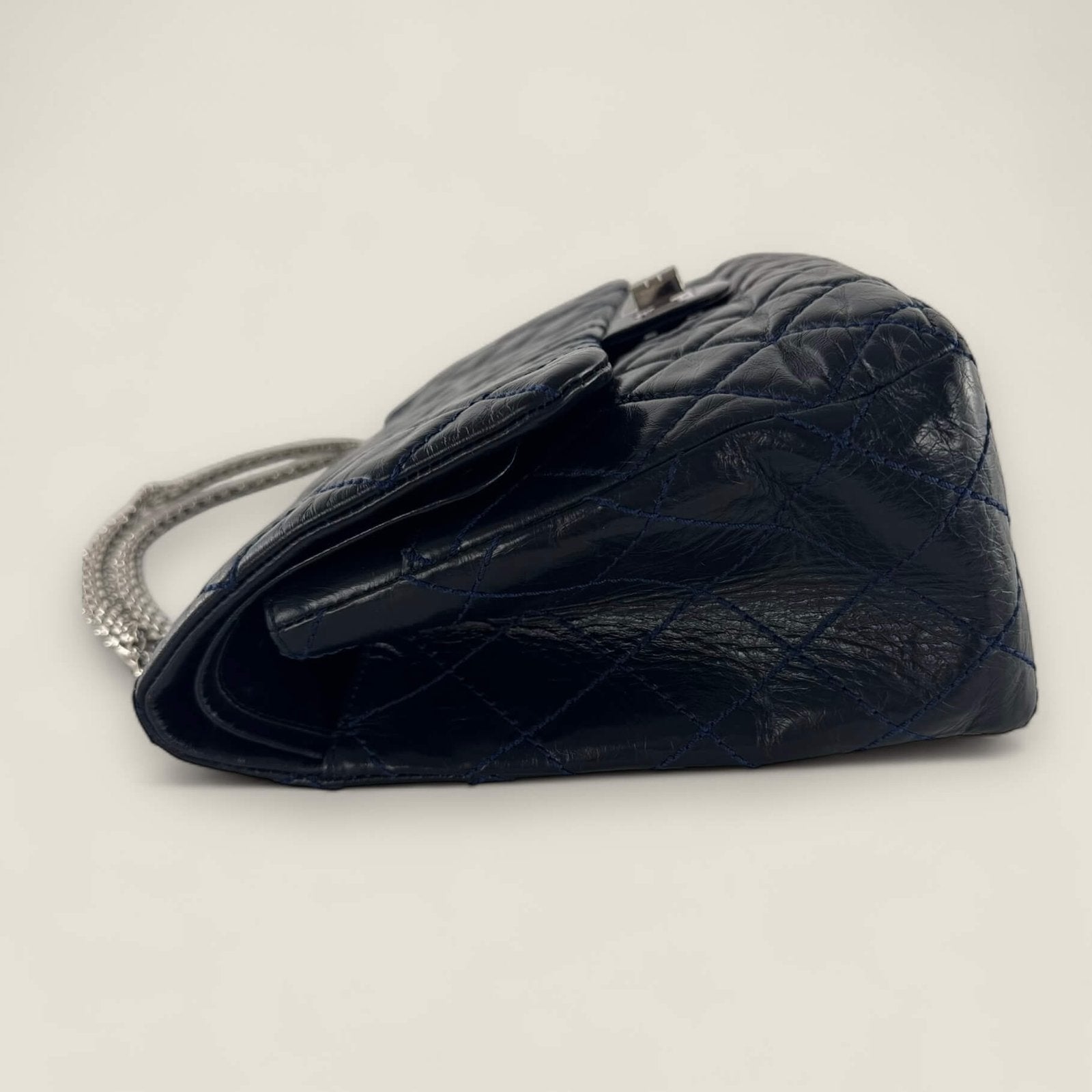 Pre-owned designer bag Chanel side view