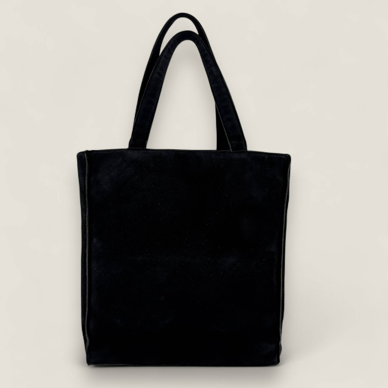 Pre-owned suede Chanel mini bag