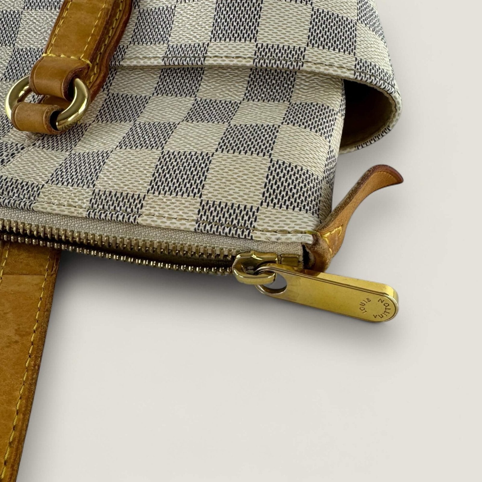 Vintage Louis Vuitton tote damier azur