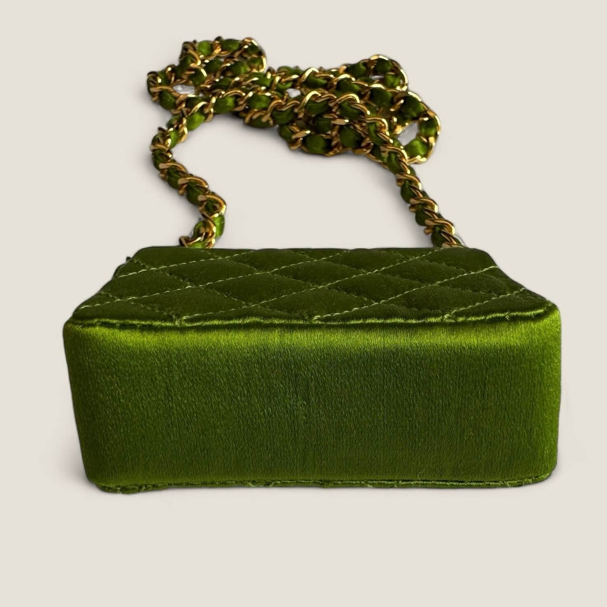 Rare vintage Chanel micro mini shoulder bag chain