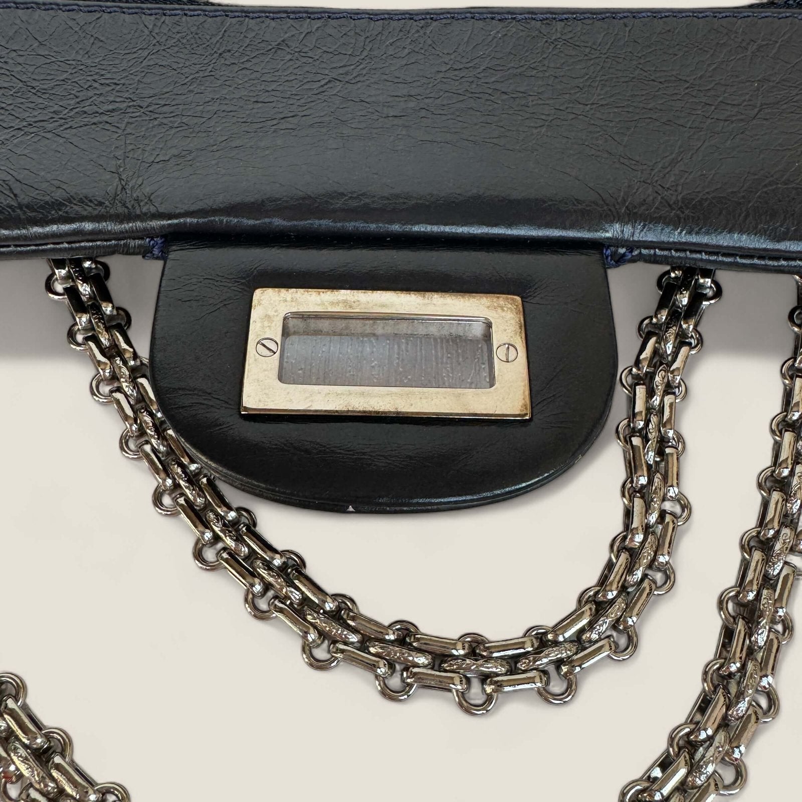 Silver hardware pre-owned designer bag Chanel