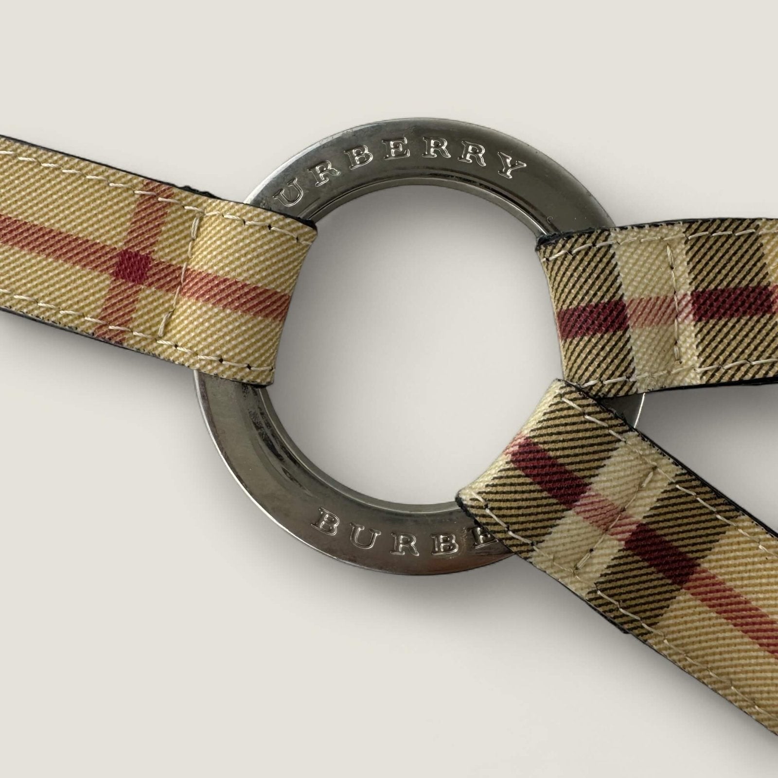 burberry belt silver hardware