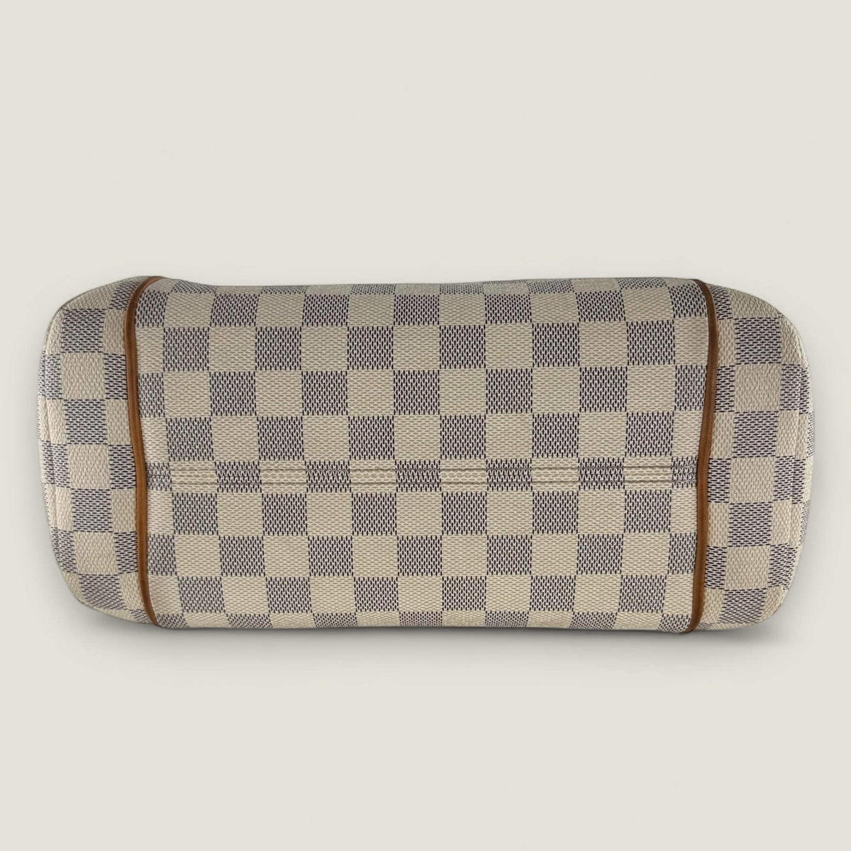 bottom Louis Vuitton damier azur bag