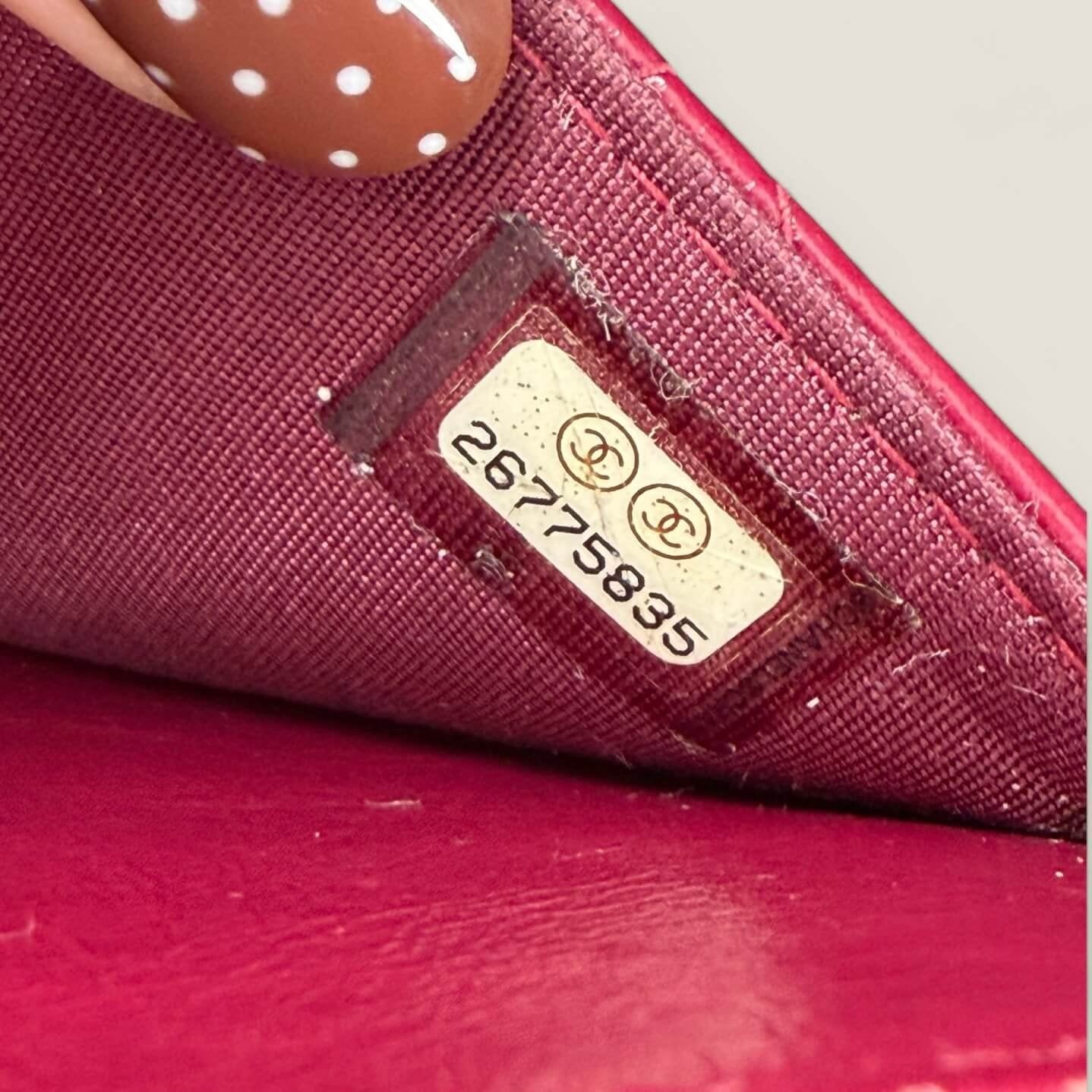 serial number original Chanel bag pre-owned