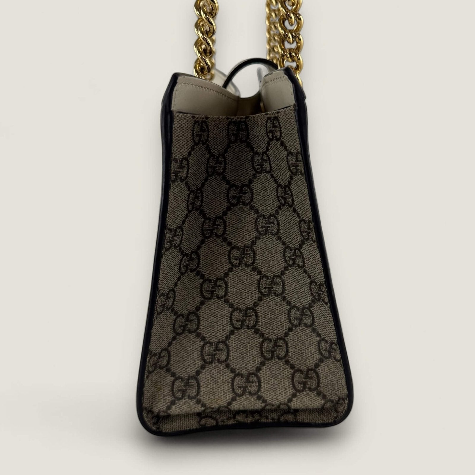 side Gucci padlock tote small